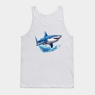 Blue Shark Tank Top